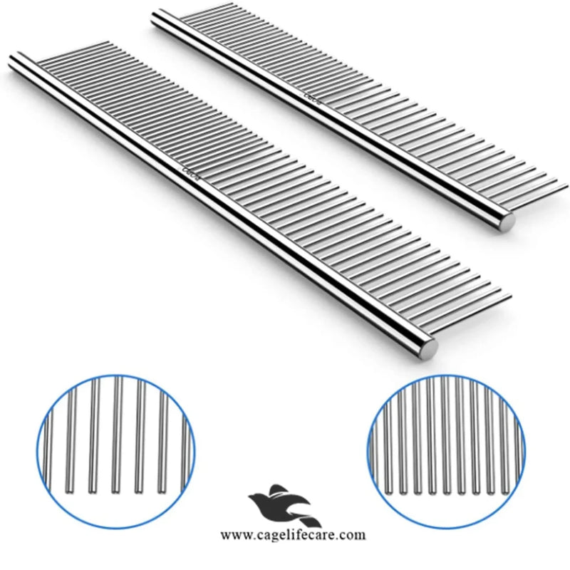 Steel Comb for Cats & Dogs – High-Quality Stainless Steel Pet Grooming Comb