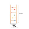 Stiff Totority Wooden Bird Climbing Ladder Toy – Natural Wood Ladder for Parrots & Birds