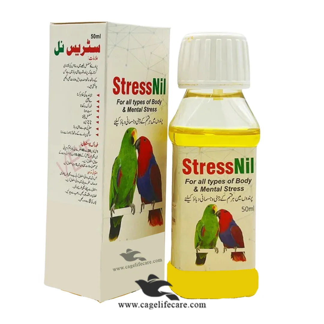 Stress Nil – Natural Stress Reliever for Birds – Cage Life Care