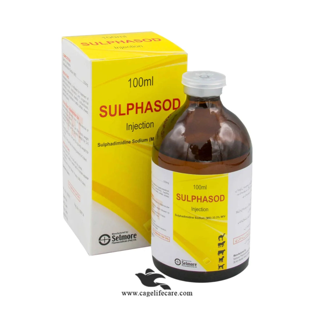 Sulphasod Injection – Broad Spectrum Sulphadimidine for Livestock, Poultry & Pets