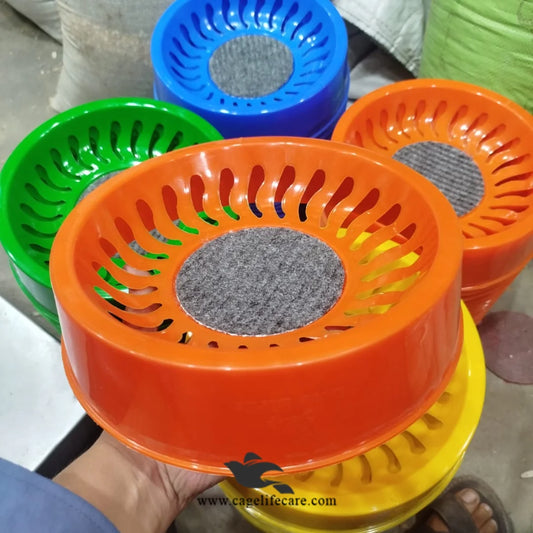 Cage Life Care swing hole nest bowl for hens