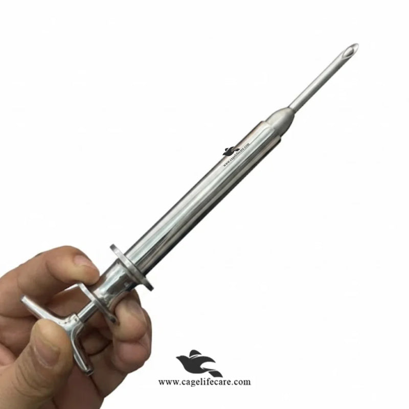 Synovex Injector – Stainless Steel Implanting Injector (Cage Life Care)