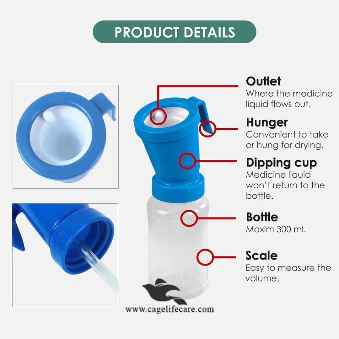 Reusable teat dip cup for udder cleaning