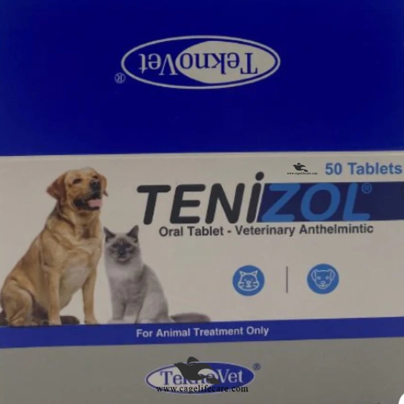 Tenizol Pet Dewormer (Imported) – Broad-Spectrum Oral Tablets for Cats & Dogs