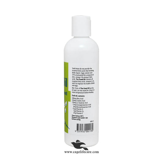 The Good Oil – Omega 3 & 6 Blend for Birds