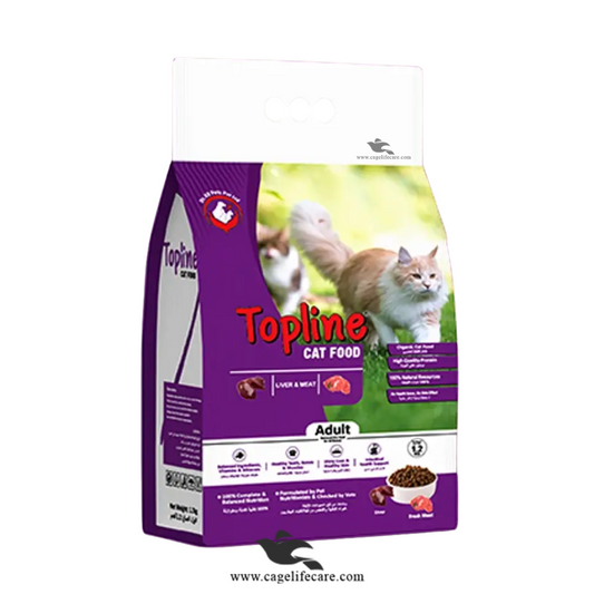 Topline Premium Adult Cat Food – Liver & Meat (1.2 KG)

