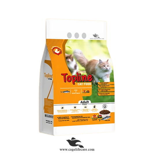 Topline Premium Adult Cat Food – Fish & Vegetable (1.2 KG)