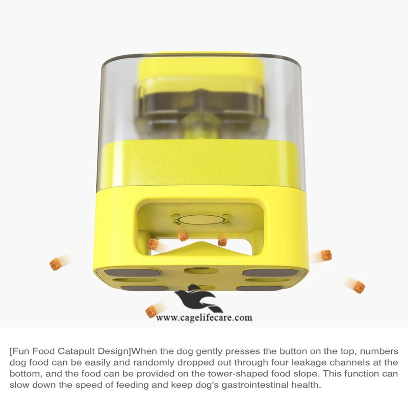 Push Treat Game for Pets Dogs & Cats – Interactive Fun Food Dispenser