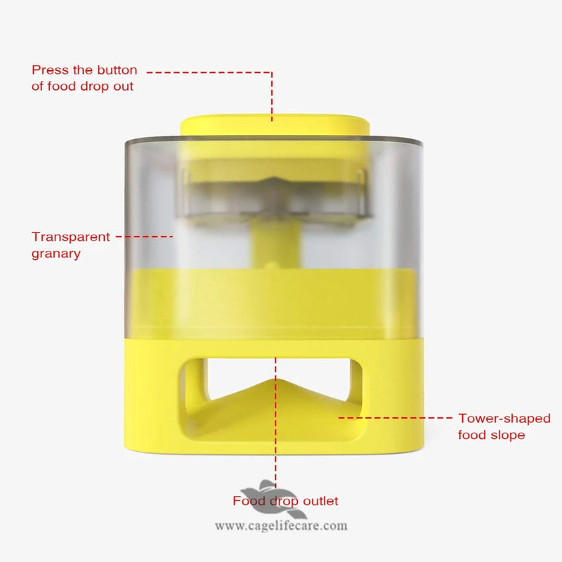 Push Treat Game for Pets Dogs & Cats – Interactive Fun Food Dispenser