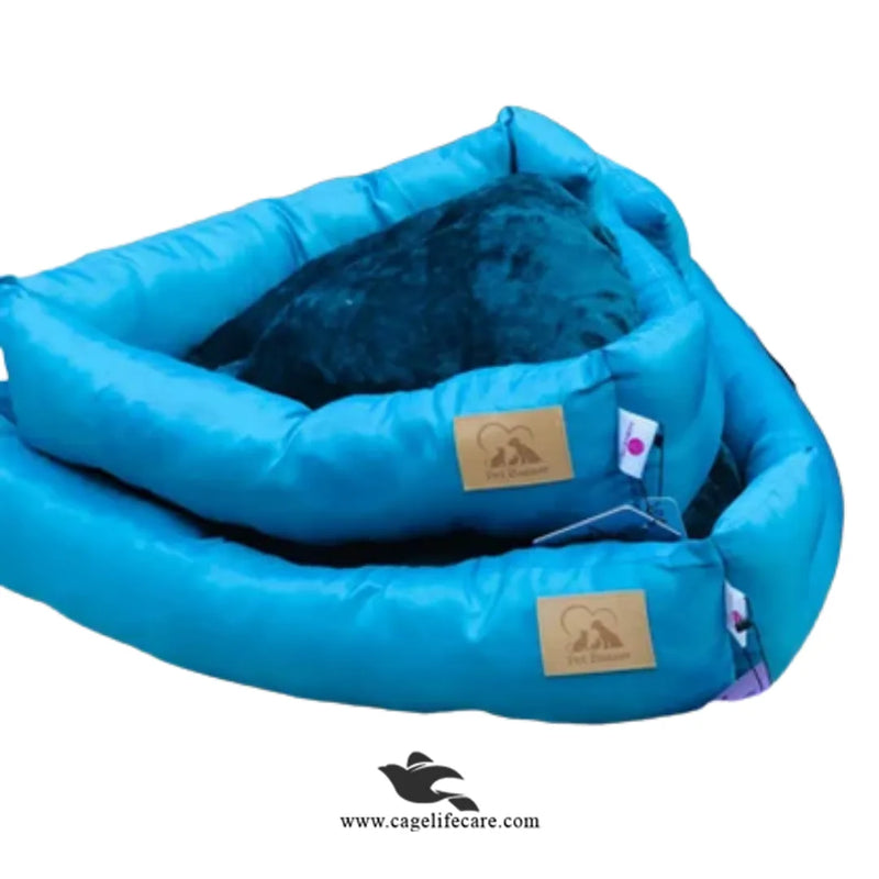 Triangle Shaped Pet Beds for Cats & Dogs - 2pc Set