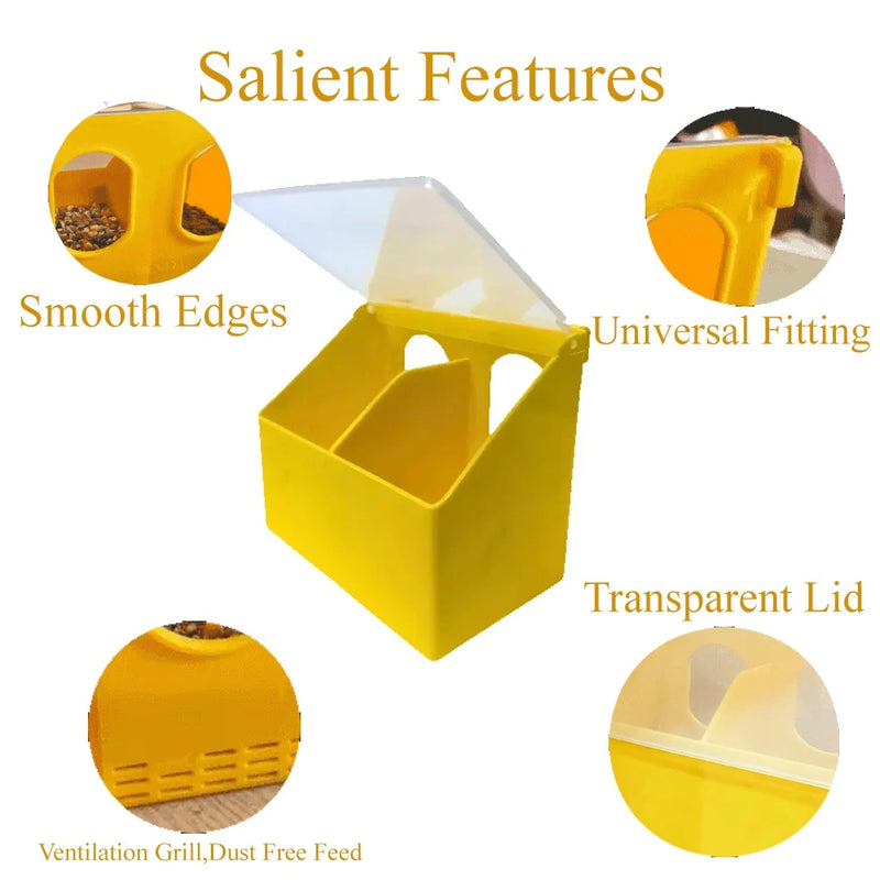 Two Hole Feeder – Designed for Feeding Pigeons & Hens