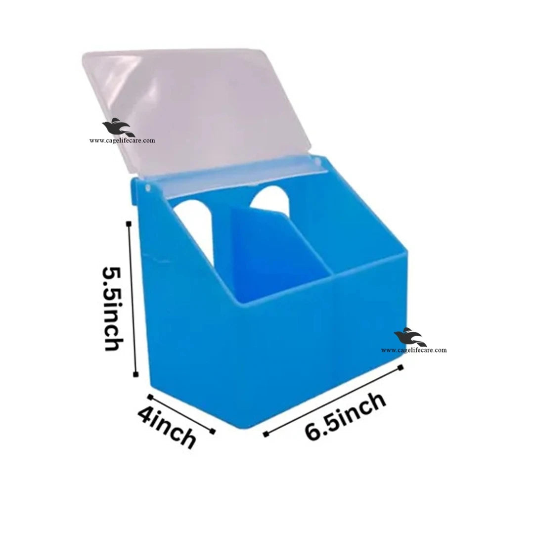 Two Hole Feeder – Designed for Feeding Pigeons & Hens - Size 