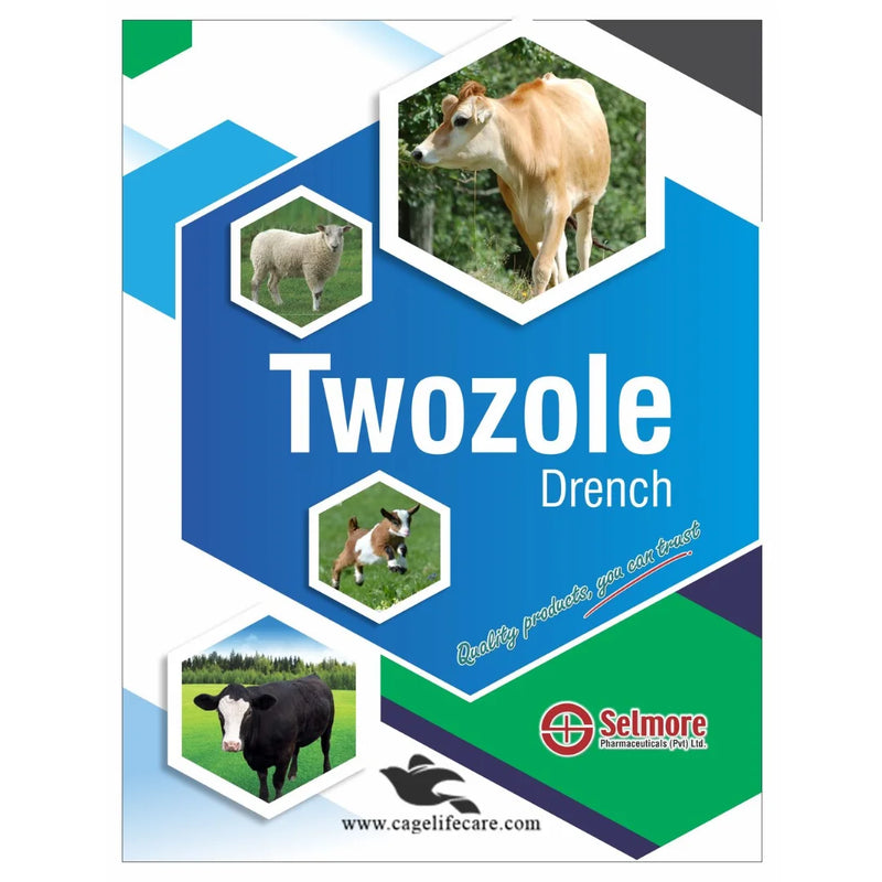 Twozole Drench – Broad Spectrum Dewormer for Cattle, Goat & Sheep