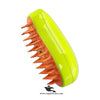 USB Rechargeable Steam Brush for Pets – Cat & Dog Bath Massage Comb
