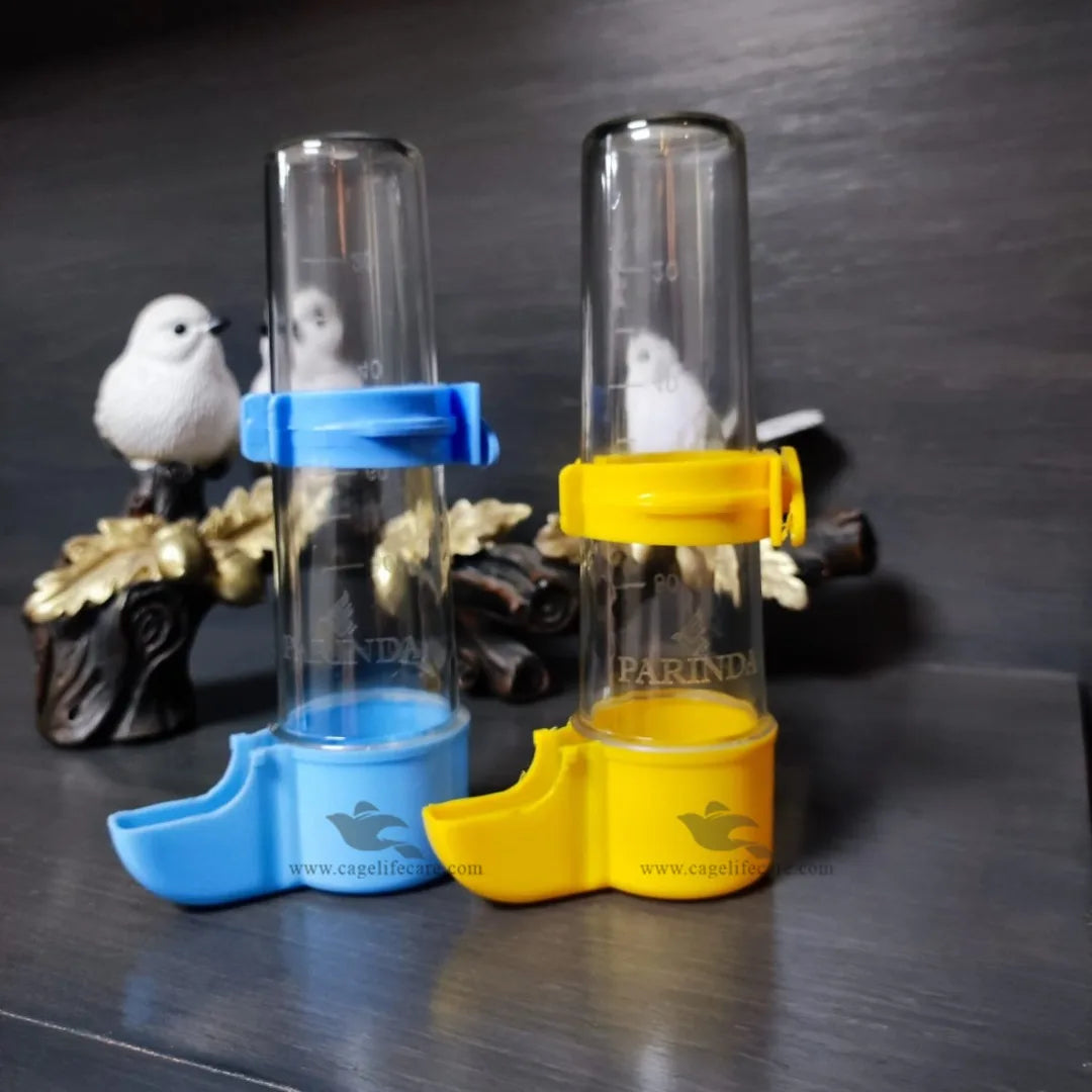 Unbreakable 100ml Water Drinker For Small Birds Real Photo