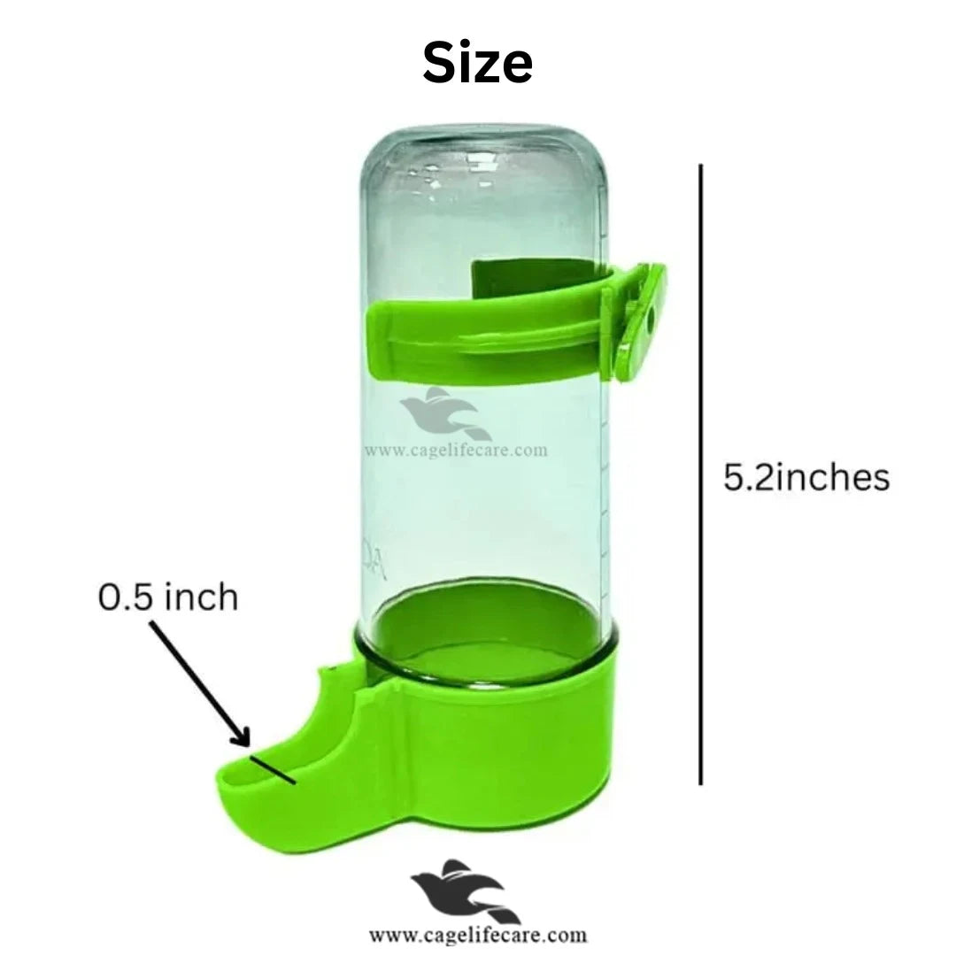 Unbreakable 200ml Water Drinker For Small Birds Diamention
