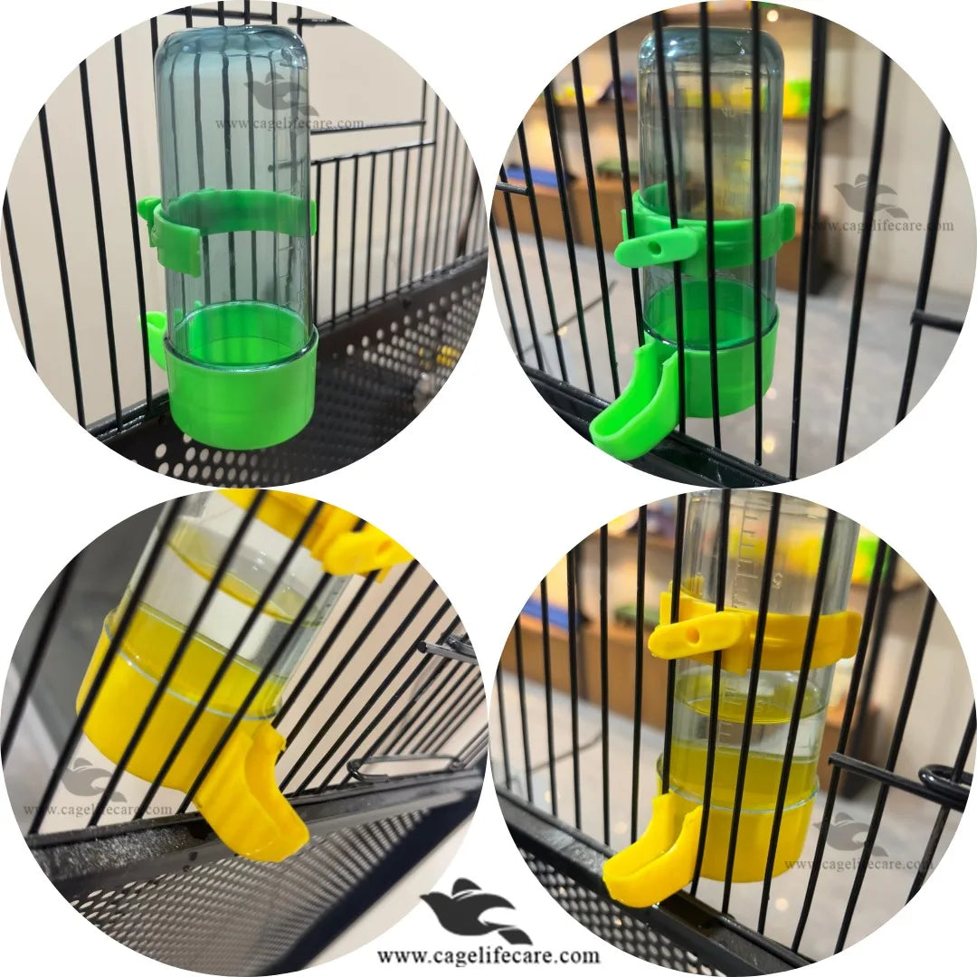 Unbreakable 250ml Water Drinker For Birds Installation Details