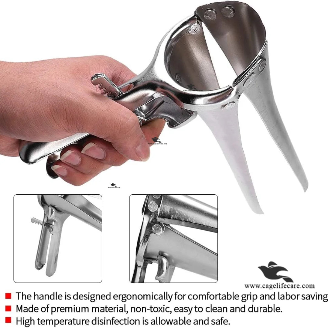 Stainless Steel Vet Speculum for Cows and Buffalo