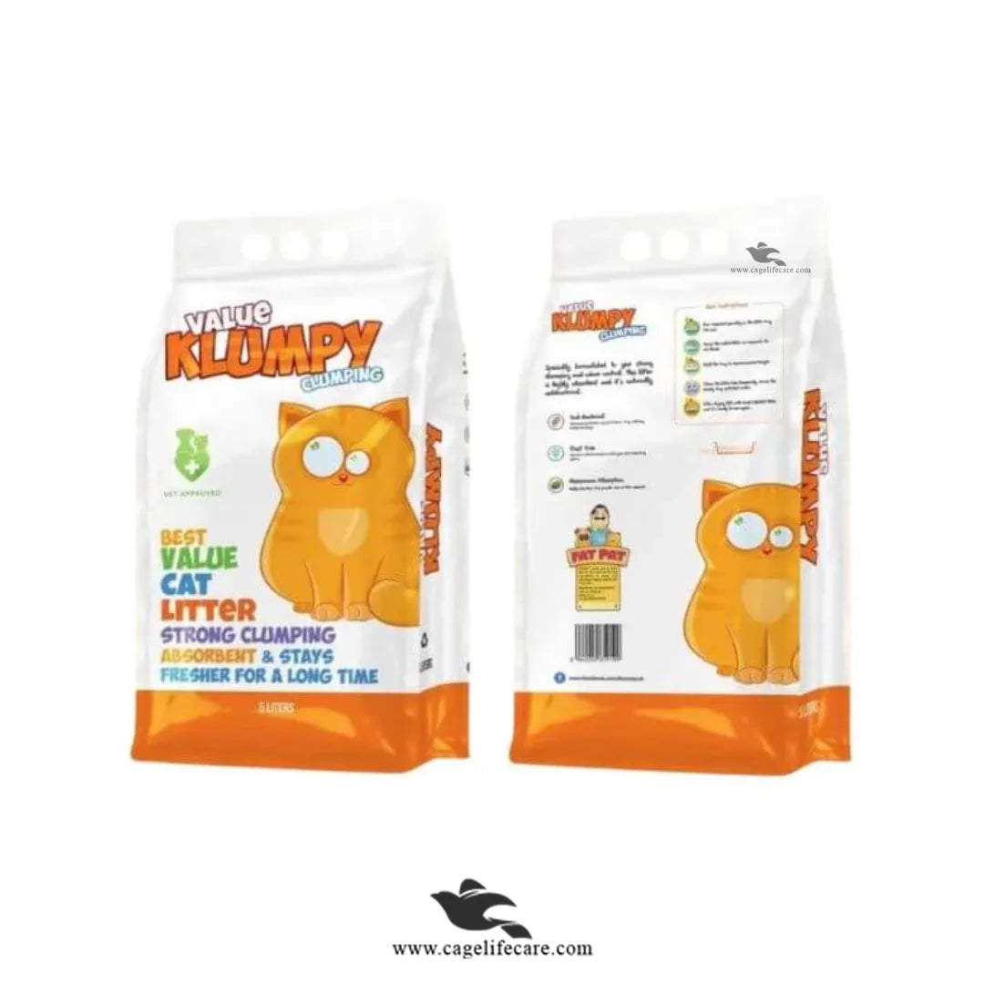 Klumpy Value Klumpy Cat Litter (Bentonite Clay) – Cage Life Care