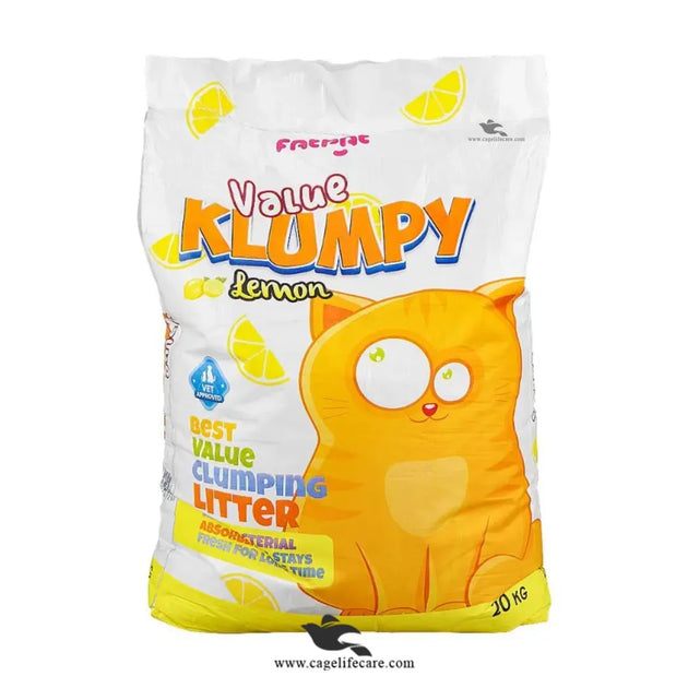 Value Klumpy Lemon – Clumping Cat Litter – Cage Life Care