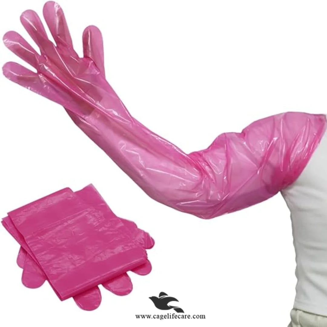 Veterinary Examination Gloves Waterproof Long Arm – Cage Life Care