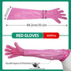 Vet Disposable Arm Length Gloves – Waterproof for Livestock & Animals