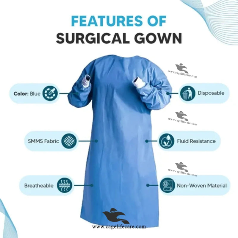 Vet Doctor Disposable Gown — Protective Clothing for Veterinary Use & Livestock Handling