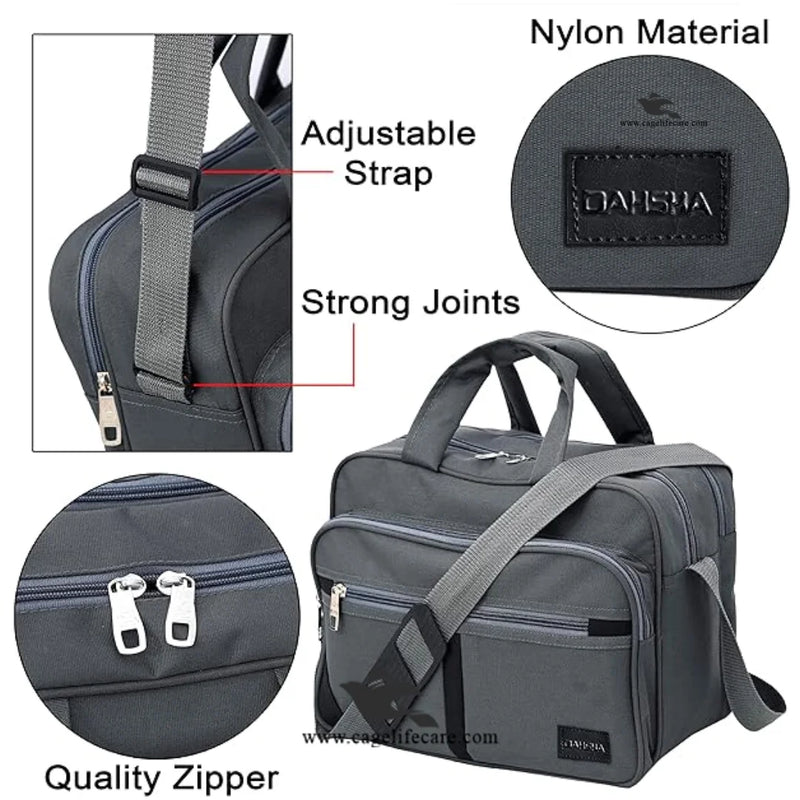 Vet Doctor Medicine Bag – Durable Denim Field Bag