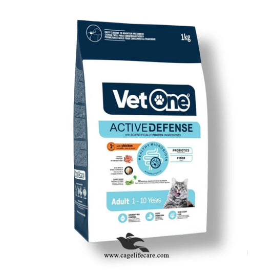 Vet One Active Defense Adult Cat Food – Chicken (1kg)