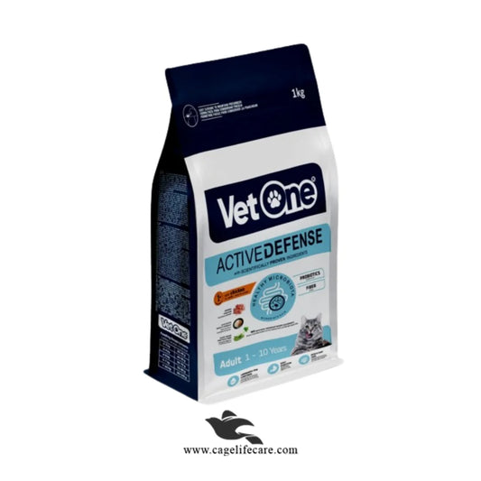 Vet One Active Defense Adult Cat Food – Chicken (1kg)