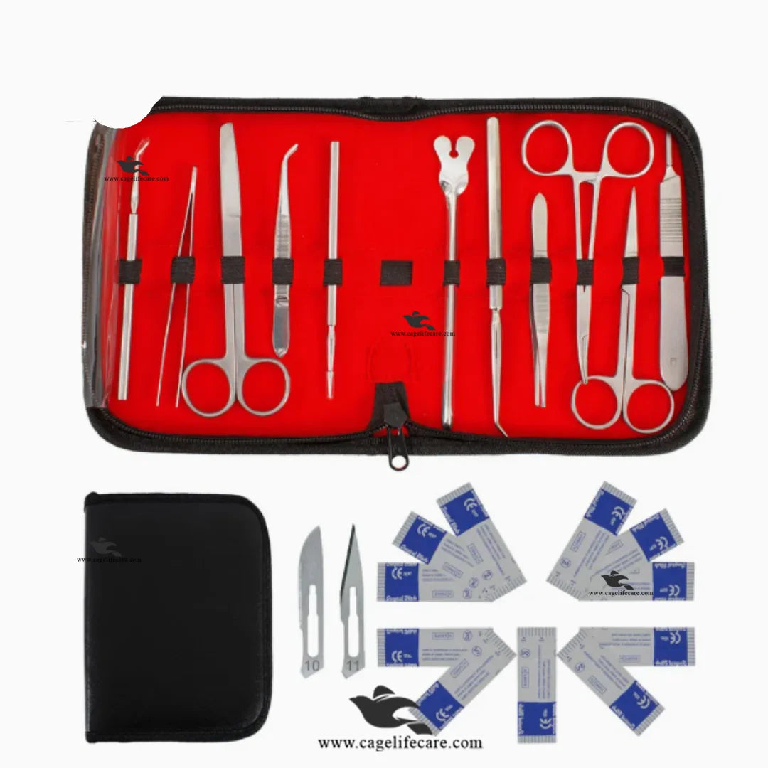 Veterinary Instruments Product Veterinary Surgical Kit – Complete Stainless Steel Instruments for Liv ...