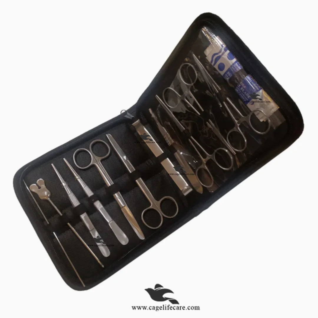 Veterinary Instruments Product Veterinary Surgical Kit – Complete Stainless Steel Instruments for Liv ...