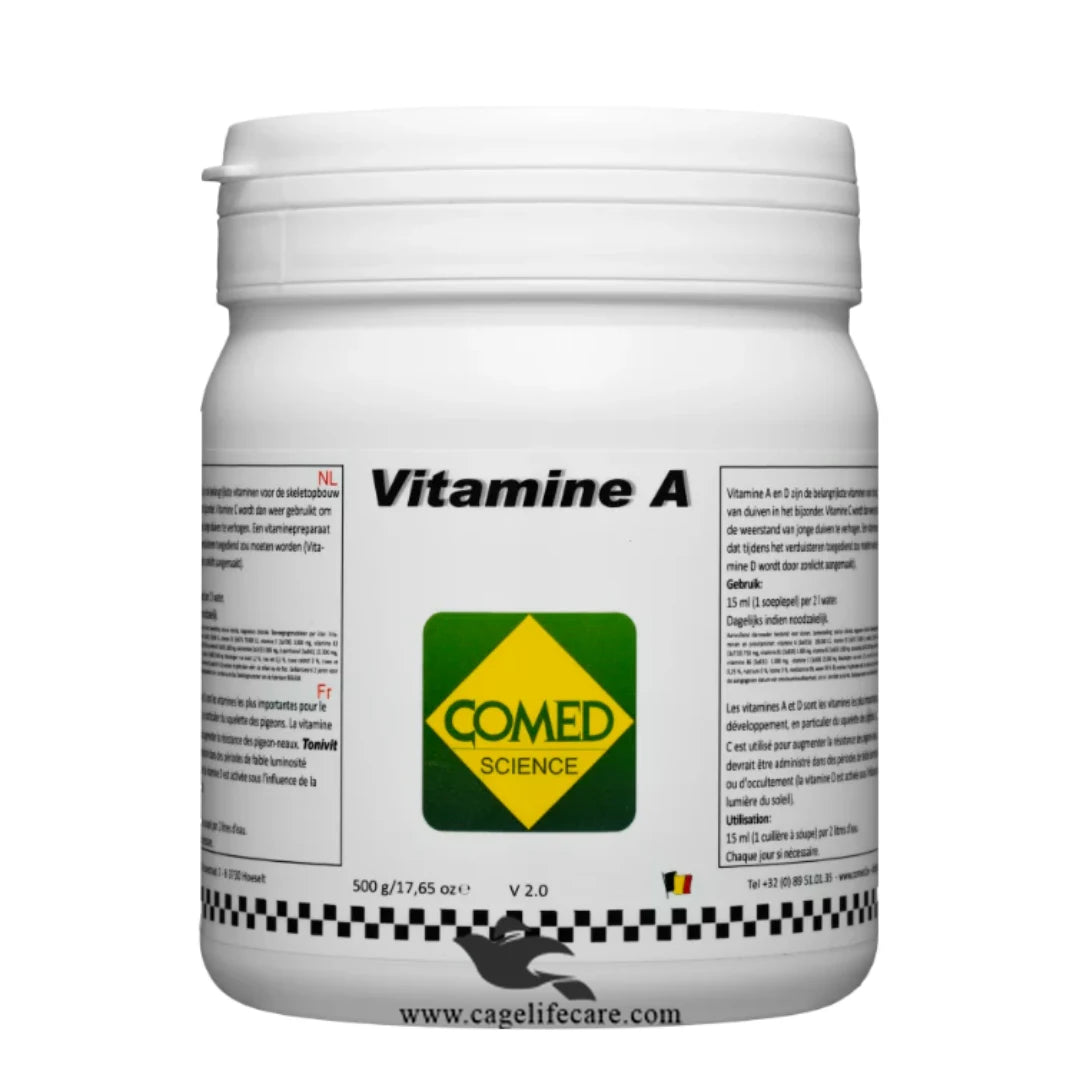 Vitamin A Comed – Essential for Ino & Weak Genetic Birds