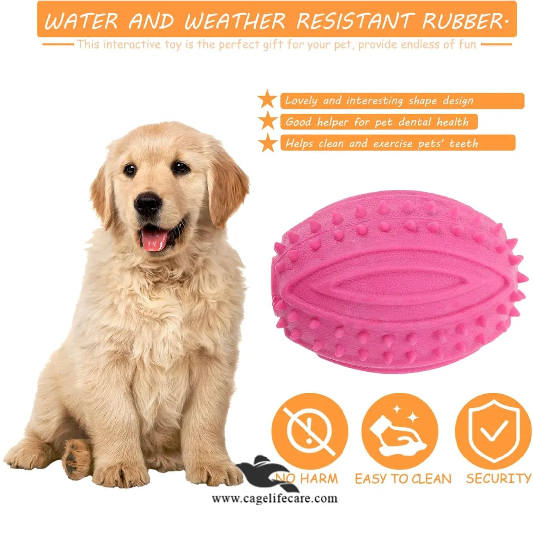 Interactive Rubber Ball Toy for Dogs