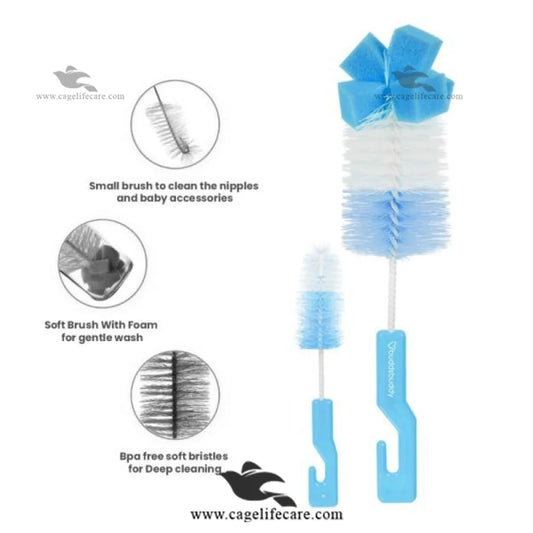 Water Drinker Cleaning Brush Set – Essential Hygiene Tool for Bird Owners
