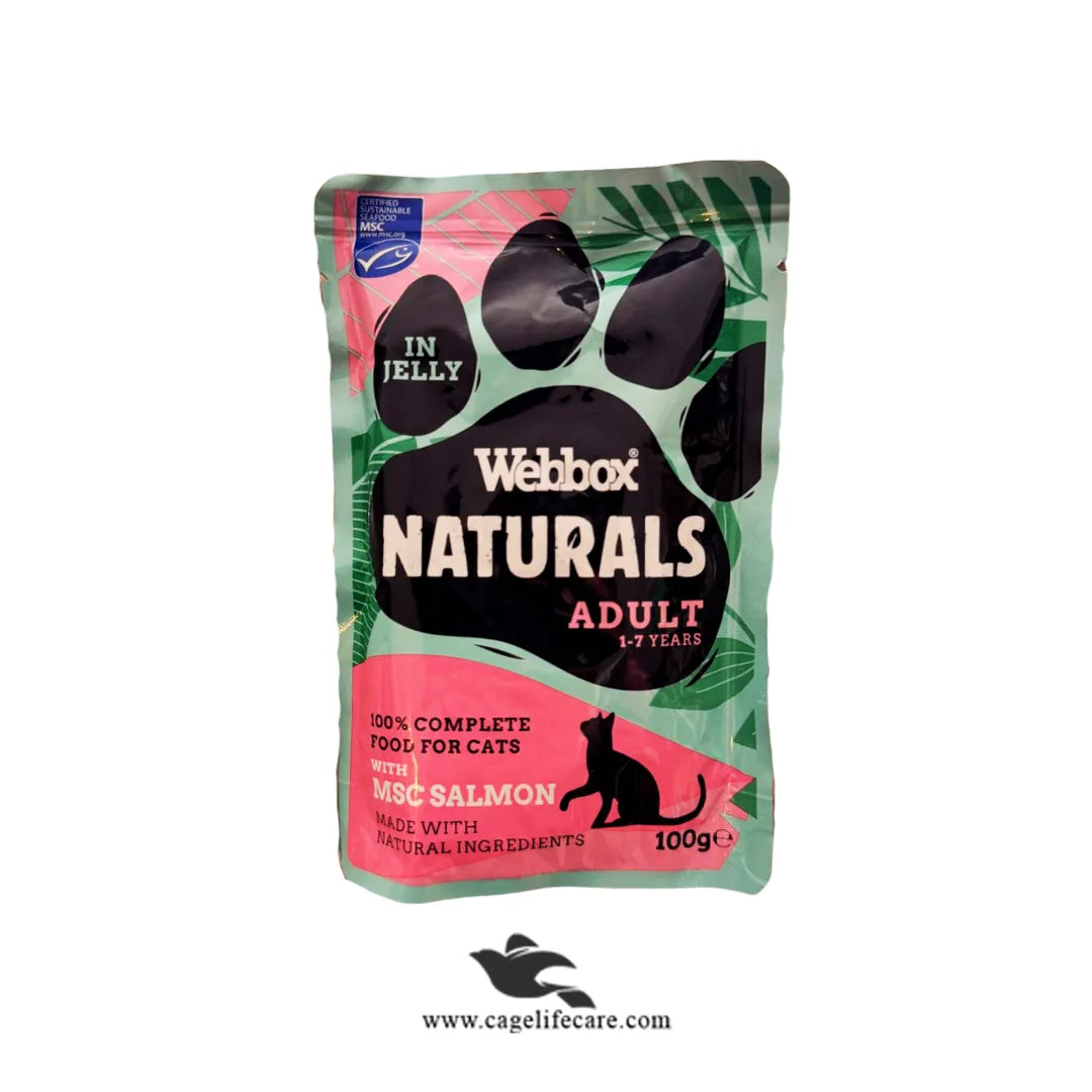 Webbox Naturals Wet Cat Food Pouches – 100g Gravy & Jelly Recipes