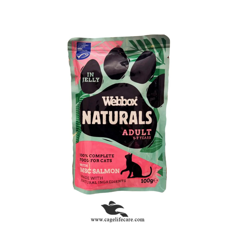 Webbox Naturals Wet Cat Food Pouches – 100g Gravy & Jelly Recipes