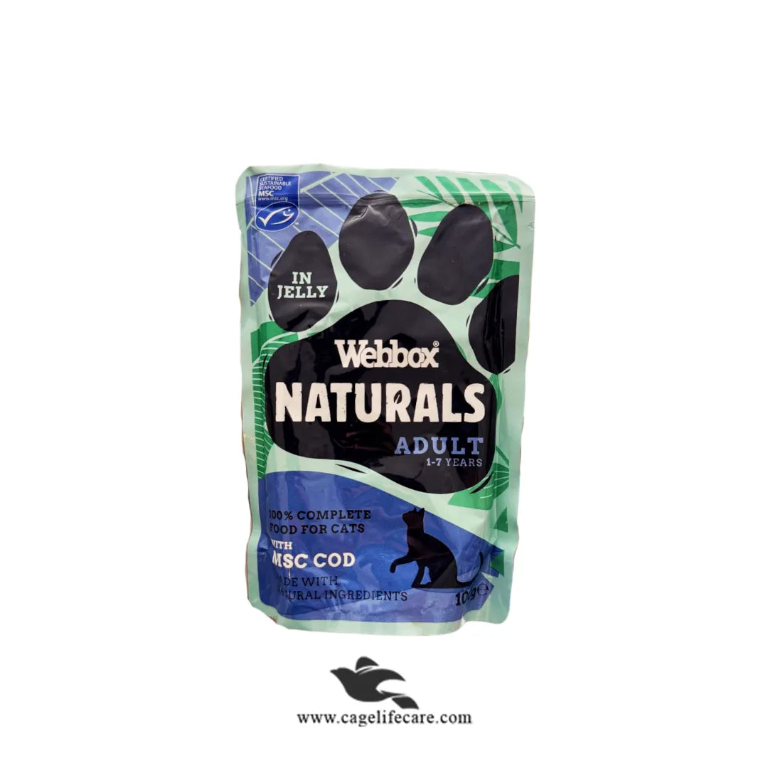 Webbox Naturals Wet Cat Food Pouches – 100g Gravy & Jelly Recipes