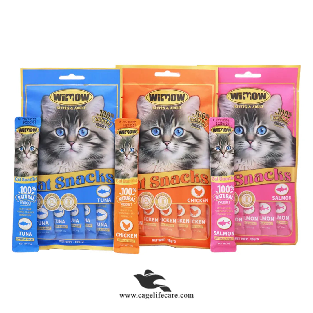 Wimow Creamy Cat Treat – Chicken, Tuna & Salmona 75g