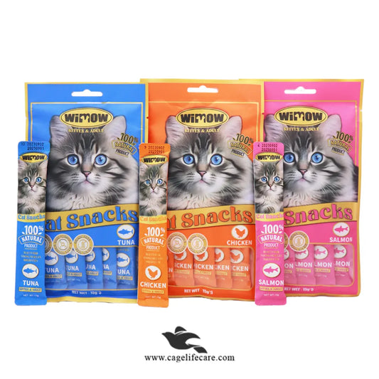 Wimow Creamy Cat Treat – Chicken, Tuna & Salmona 75g