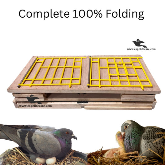 Pigeon Plywood Nest Box - Complete Floding