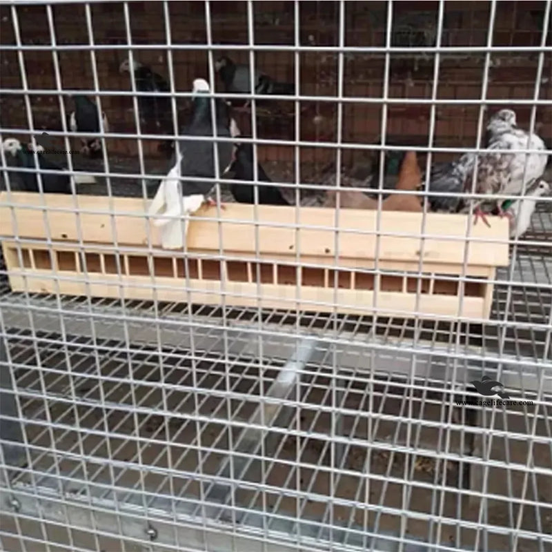 Wooden Feeding Tray - for Pigeons, Ground Birds and Poultry