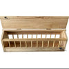 Wooden Feeding Tray - for Pigeons, Ground Birds and Poultry