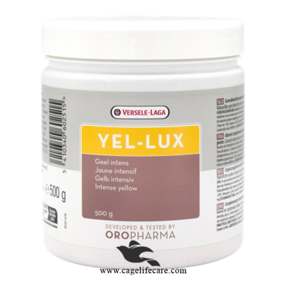 Yel-Lux Intensive Yellow Colouring Supplement for Birds OROPHARMA Versele-laga