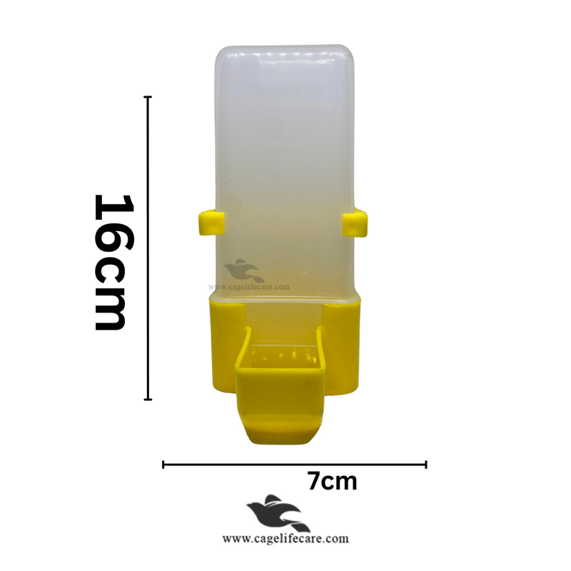 480ml Square Water & Seeds Feeder for Birds Pigeons & Poultry