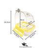 Crescent Feeder for Birds – Mess-Free Bird Feeder for Cages