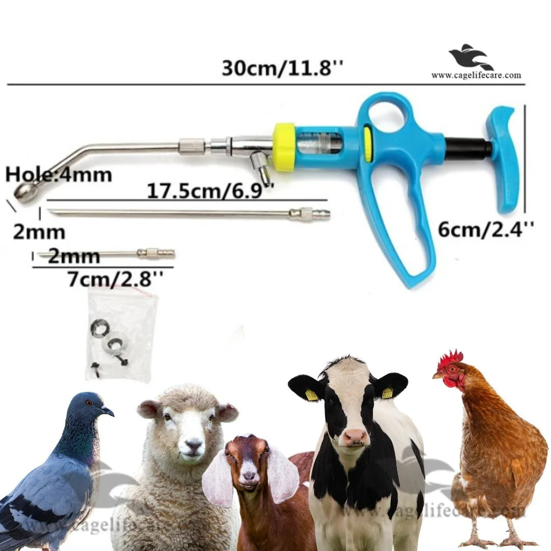 Buco Ranch Injection Tool 1-5ml Injection & Drench Gun Kit Imported – Livestock & Poultry Vaccin ...
