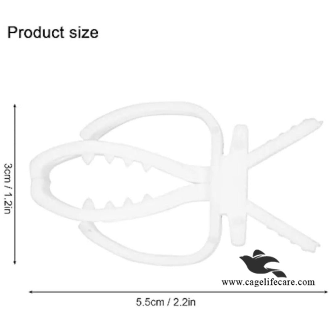 Multi-Purpose Shark Grip Clip For Birds & Pets Size