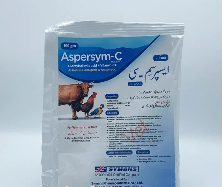 ASPERSYM C – Heat Stress Relief & Immunity Booster for Poultry