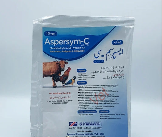 ASPERSYM C – Heat Stress Relief & Immunity Booster for Poultry